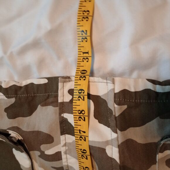 Kenzie Jeans Camo Utility Jacket. 1X NWT Green/Gray Full Zip. Chore Military - Picture 9 of 9